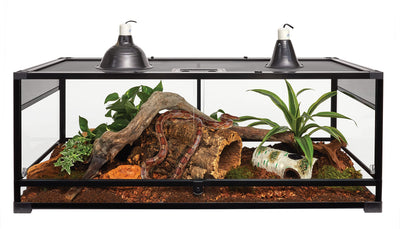 Zilla QuickBuild Terrarium, Sleek Glass Reptile Habitat, Easy Setup, Suitable...