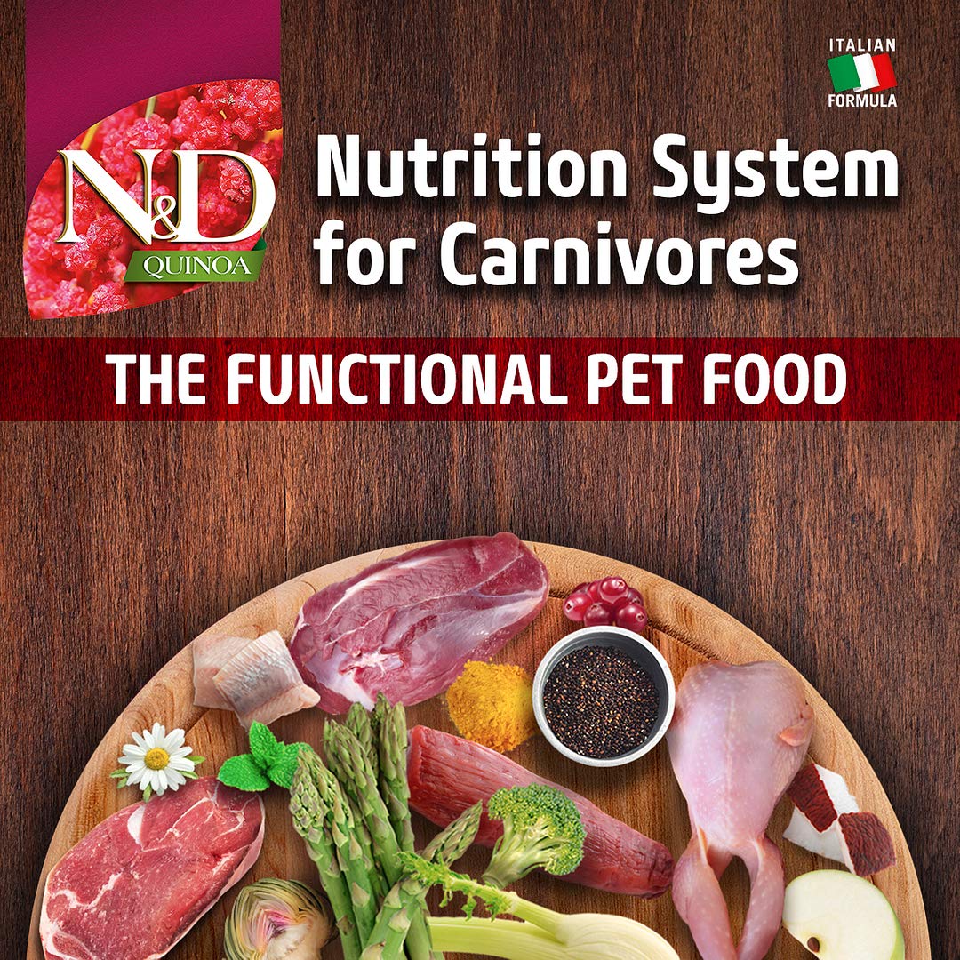 Farmina N&D, Quinoa Digestion Lamb Quinoa Fennel and Mint Recipe Dry Cat Food...