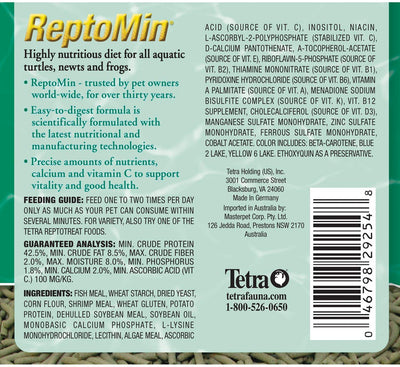 (3 Pack) Tetra ReptoMin Floating Food Sticks, 3.7-Ounces each
