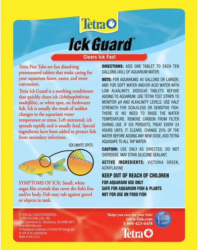 Tetra Ick Guard Tablets - 24 Tablets Total (3 Packs with 8 Tablets per Pack)