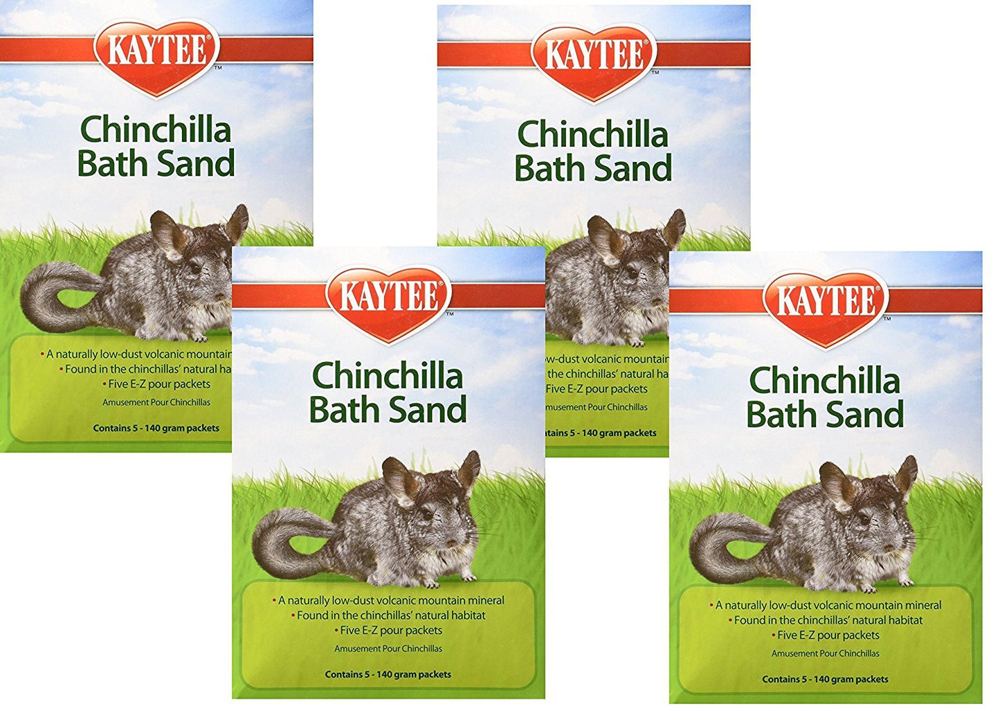 (4 Pack) Kaytee Chinchilla Bath Sand