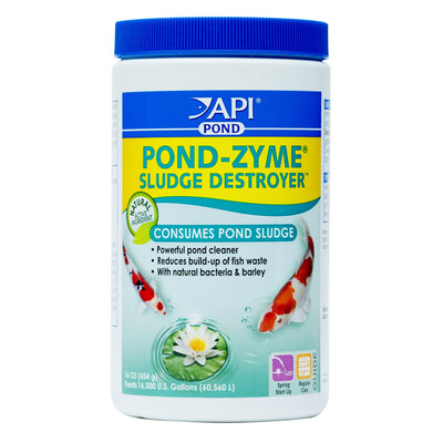API POND-ZYME SLUDGE DESTROYER Pond Cleaner With Natural Pond Bacteria And Ba...