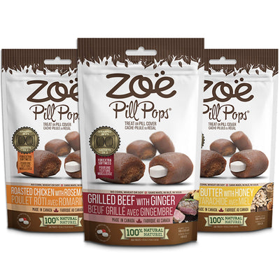 Zoe Pill Pops for Pets, Healthy All Natural Dog Treats for giving Medication,...