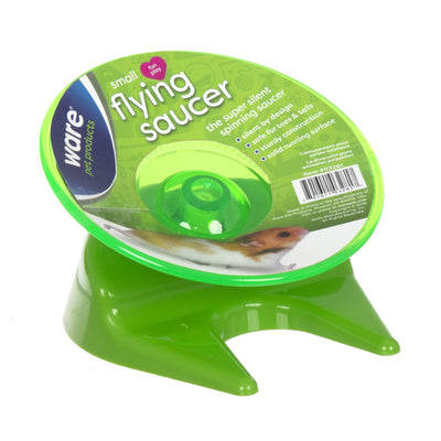 Ware Manufacturing Flying Saucer Exercise Wheel for Small Pets, 5-Inch - Colo...