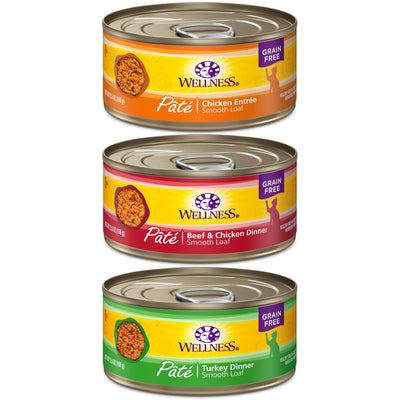Wellness Natural Pet Food 8957 Complete Health Natural Canned Grain Free Wet ...
