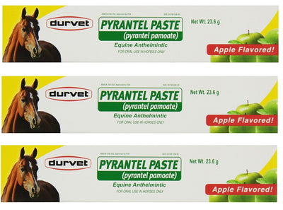 Durvet Pyrantel Paste Wormer, 23.6gm (Pack of 3)