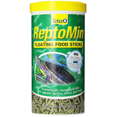 Tetra ReptoMin Aquatic Turtle, Newt and Frog Reptile Floating Food Sticks,10....