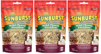Higgins 3 Pack of Sunburst Wild Flower Meadow Small Pet Treat Mix, 0.75 Ounce...