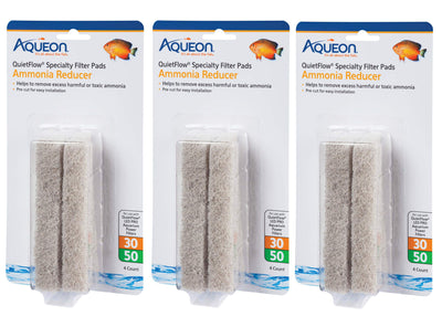 (3 Pack) Aqueon Ammonia Reducing Filter Pad