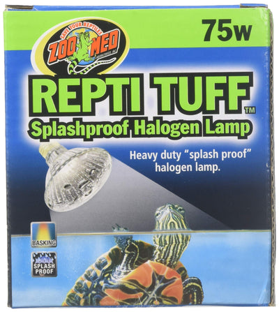 Zoo Med (2 Pack) Repti Tuff Splashproof Halogen Lamps 75 Watts