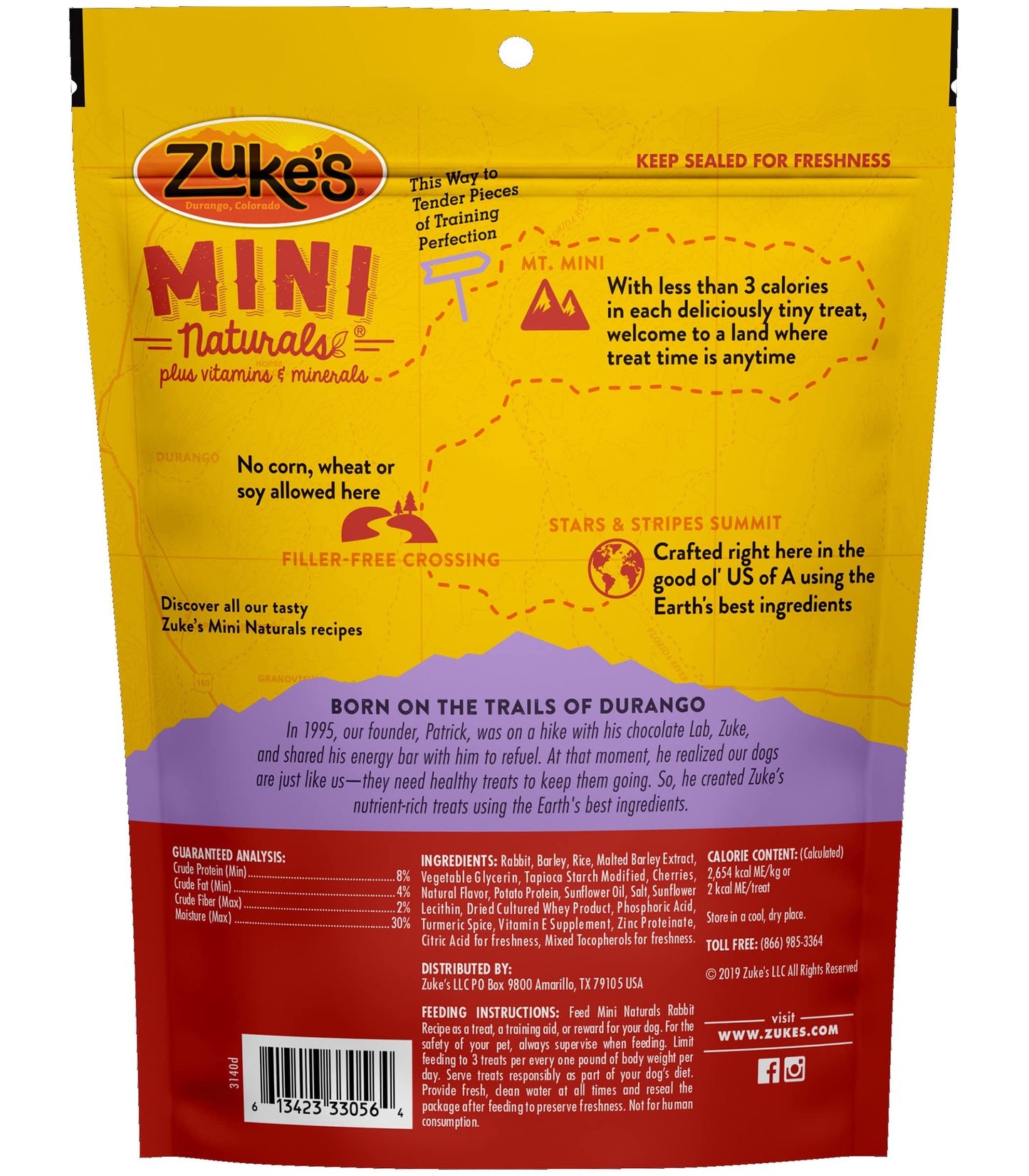 Zuke's Mini Naturals Pork Recipe Dog Treats - 6 Oz. Pouch