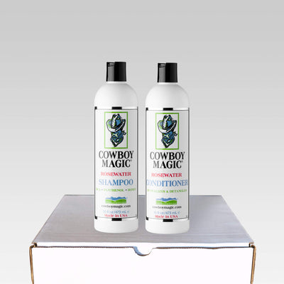 Cowboy Magic Rosewater Shampoo + Conditioner 16 Ounce Each