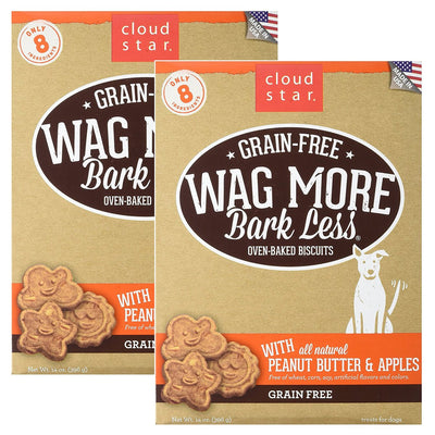 Cloud Star Wag More Oven Baked Grain Free Biscuits - 28 Ounce Peanut Butter, ...