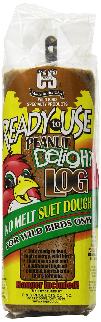 C & S Products Ready To Use Peanut Delight Log, 8-Piece