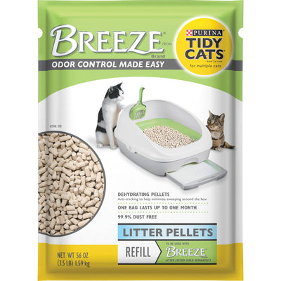 Tidy Cats Breeze Cat Litter Pellets, Refill 3.5 lb