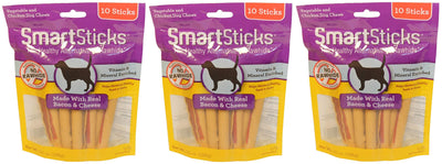 SmartBones SmartSticks Dog Chews Bacon & Cheese 30ct (3 x 10ct)