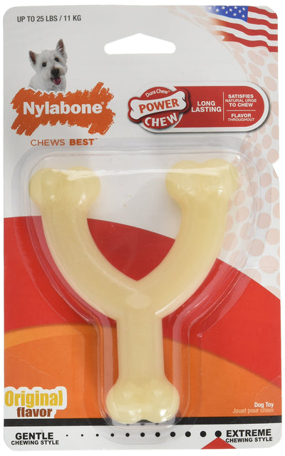 Nylabone (3 Pack) Dura Chew Original Flavored Wishbone Dog Chew - Size Wolf/M...