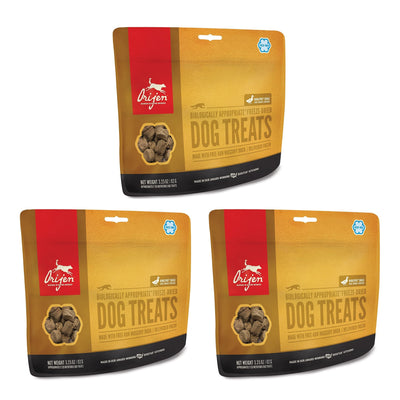 Orijen Duck Freeze-Dried Dog Treats 3.25 oz. Each 3 Pack