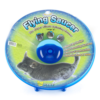 Ware Manufacturing Flying Saucer Exercise Wheel for Small Pets, 12-Inch - Col...