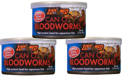 Zoo Med Can O Bloodworms: 3.2 oz (3 Pack)