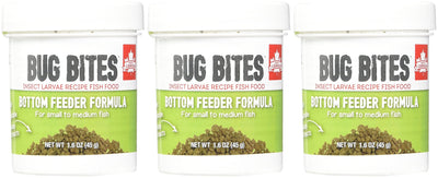 (3 Pack) Fluval Bug Bites Bottom Feeder Formula for Small to Medium Fish