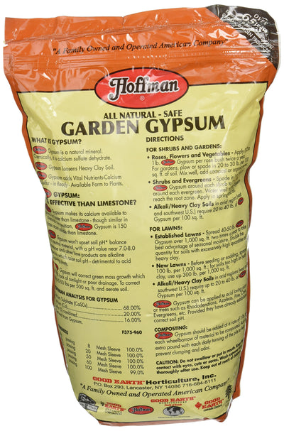 Hoffman 17005 Garden Gypsum, 5 Pounds