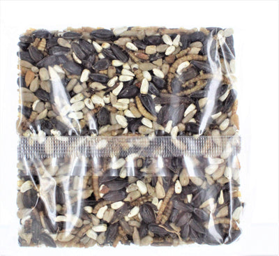 (Case of 6) Happy Hen Treats 6-Ounce. Square-Mealworm and Seed, 4.25 x 4.25 x...