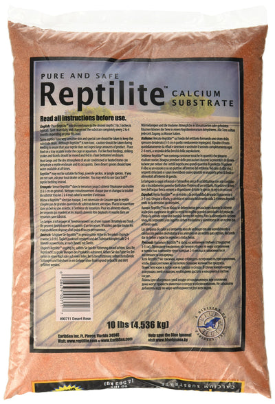 Carib Sea SCS00711 Reptiles Calcium Substrate Sand, 10-Pound, Desert Rose