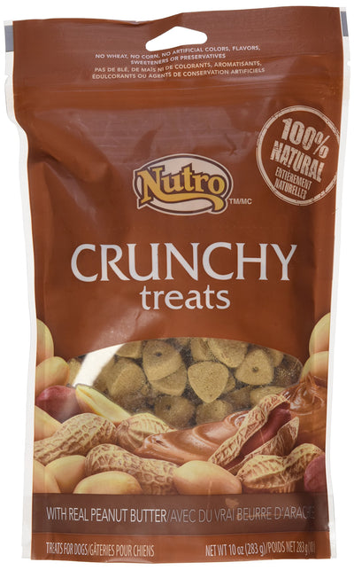 Nutro Crunchy Treats Peanut Butter 10 oz(2Pack)