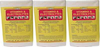 (3 Pack) DURVET 136028 vitamins & Electrolytes, 8 oz