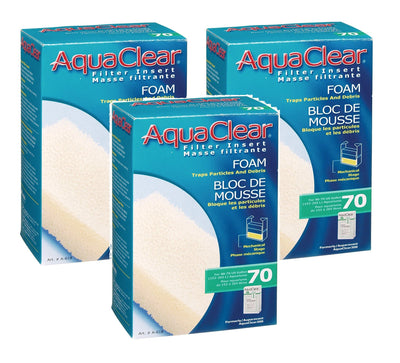 (3 Pack) AquaClear 70 Foam Filter