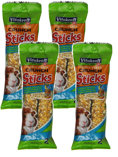 Vitakraft Triple Baked Crunch Sticks with Popped Grains and Honey, 2.5 Ounces...