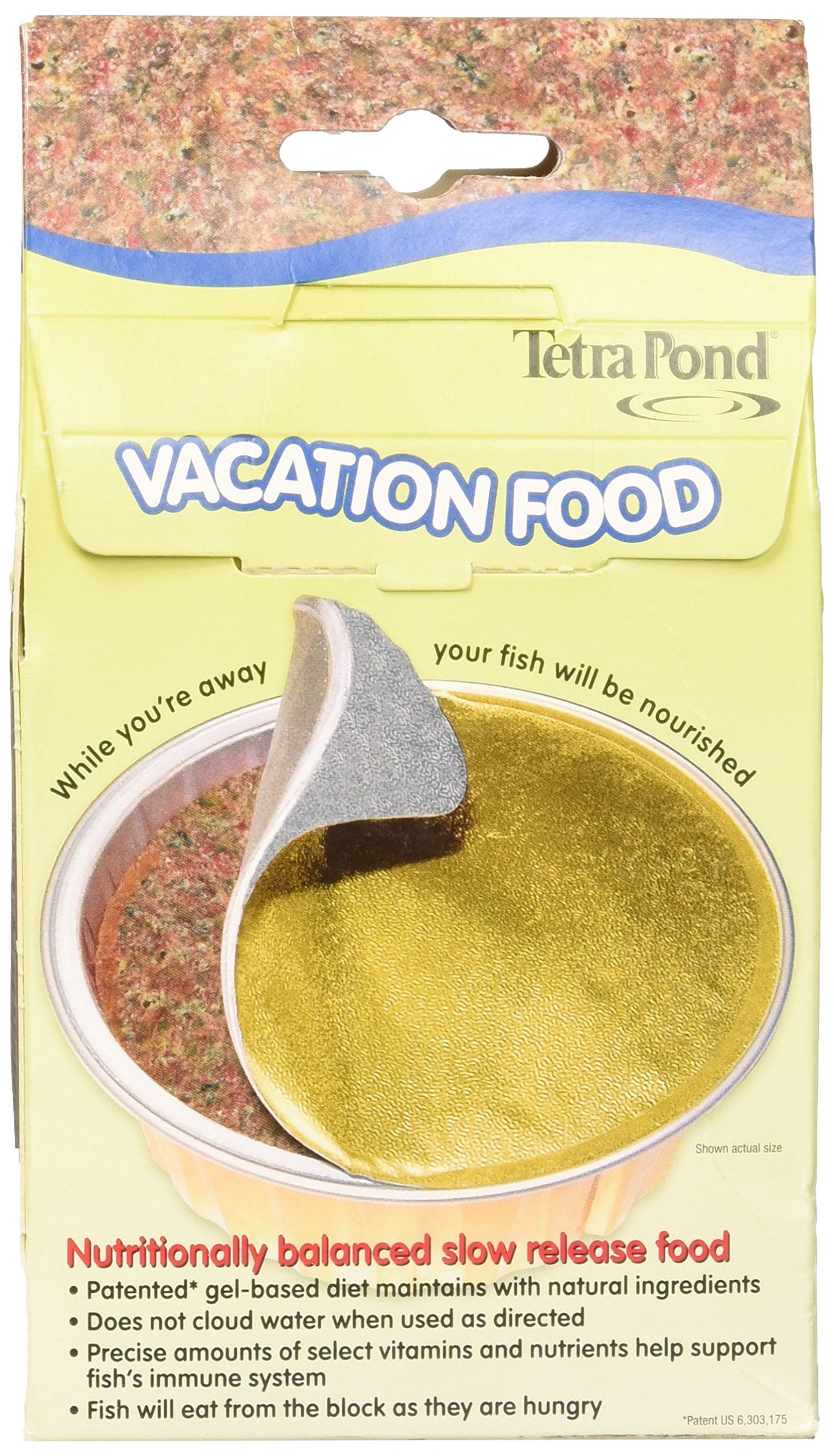 (4 Pack) TetraPond Vacation Food Slow Release Feeder Block, 3.45 Ounce Each