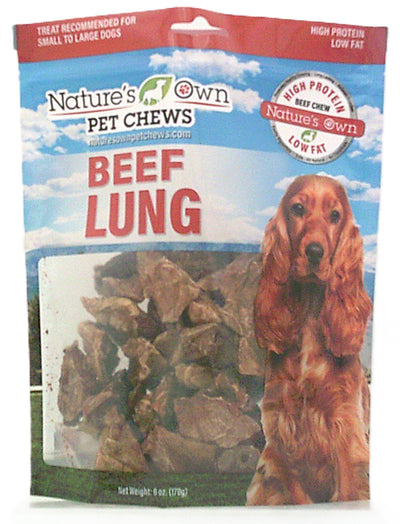 Nature's Own Lung Chunks, Beef, 6 oz.