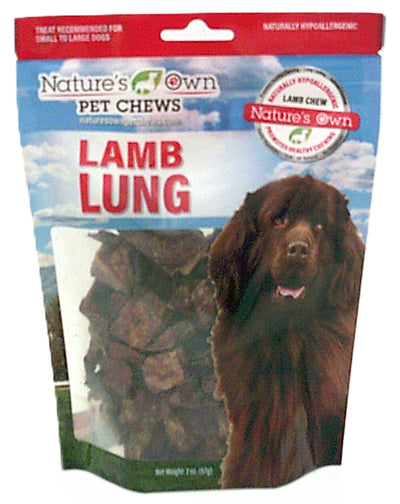 Nature's Own Lung Chunks, Lamb, 2 oz.
