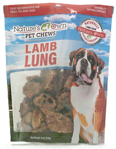 Nature's Own Lung Chunks, Lamb, 6 oz.
