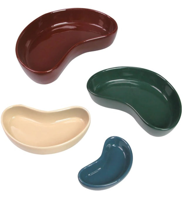 Kidney Bowl Terrarium Dish, Small, Colors vary