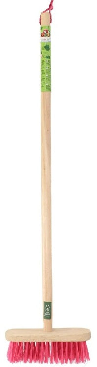 Esschert Design Children's Nylon Broom Wood Handle, Colors vary, 1 each
