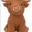 Multipet Highland Cow, Shaggy, 18", 1 toy