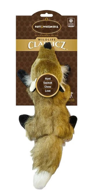 R&W Classicz, Assorted Squirrel, Rabbit, or Fox Dog Toy, Colors//Styles vary, 1 toy