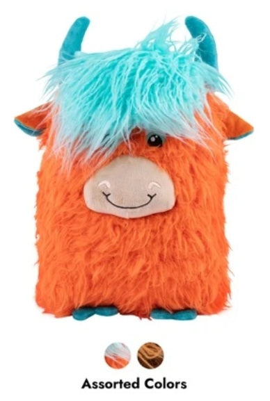 Kong Comfort Jumbo Highland Cow, Colors vary, 1 toy