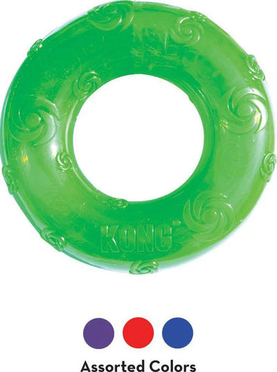 Kong Squeezz Ring, Large, Colors vary