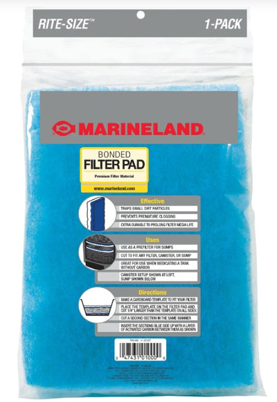 Marineland Bonded Filter Pad, 12" x 24", 1 each
