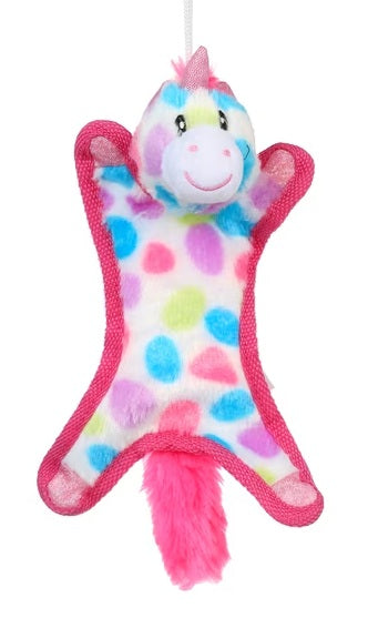 Multipet Ballhead Unicorn, Crinkle/Squeak, Colors vary, 10 inch, 1 each