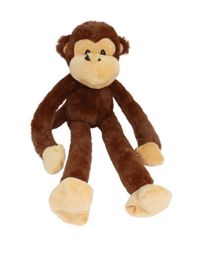 Multipet Swingin' Safari Plush Dog Toy, 18 inches, Styles vary, 1 each
