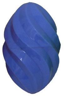 Multipet Ruff Enuff Rubber Spiral Football, Colors vary, 1 each