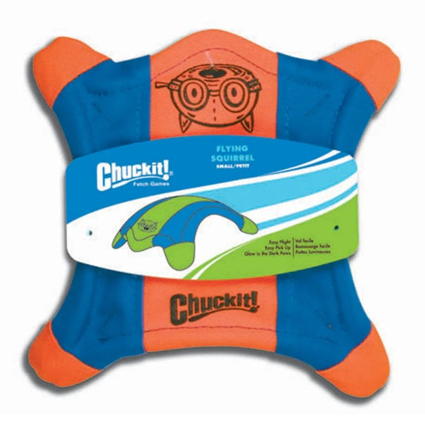 ChuckIt! Flying Squirrel, Small, Colors vary, 1 each