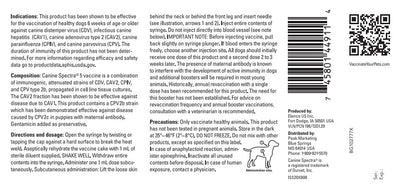 Canine Spectra 5 Dog Vaccine W/Syringe, 1 dose