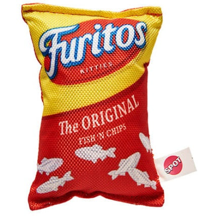 Fun Food Kitty Chips Cat Toy, Styles vary, 1 each