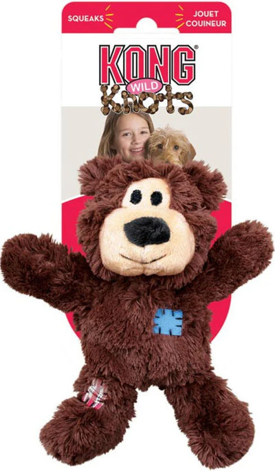Kong Wild Knots Bear, Styles/Colors vary, 1 each